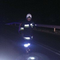 Plama substancji ropopochodnej w miejscowości Stawiska (gm. Mogilno)